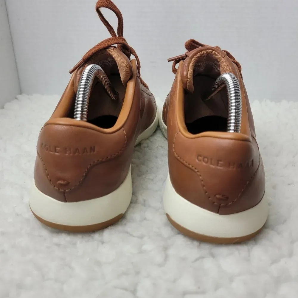 Cole Haan Grandpro Tennis Size 8.5 Brown Lace Up Sneaker Shoes Great